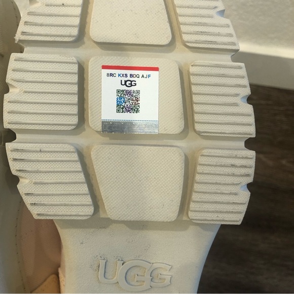 UGG ASHTON HYBRID ROSY BEIGE BLOCK PLATFORM SHOES, WOMEN US 9/ EUR 40/ UK 7~NWOB - Picture 8 of 9